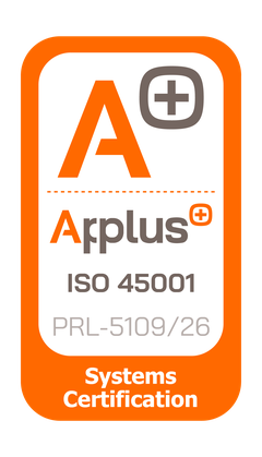 ISO 45001 certified — Occupational health & safety